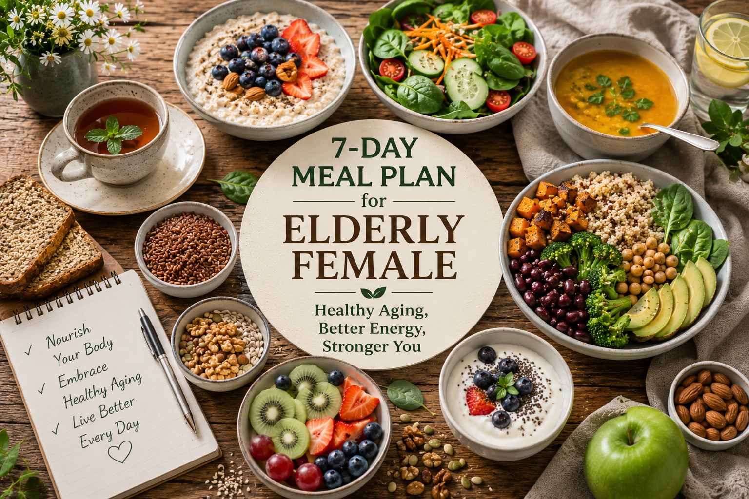 7-day meal plan for elderly female