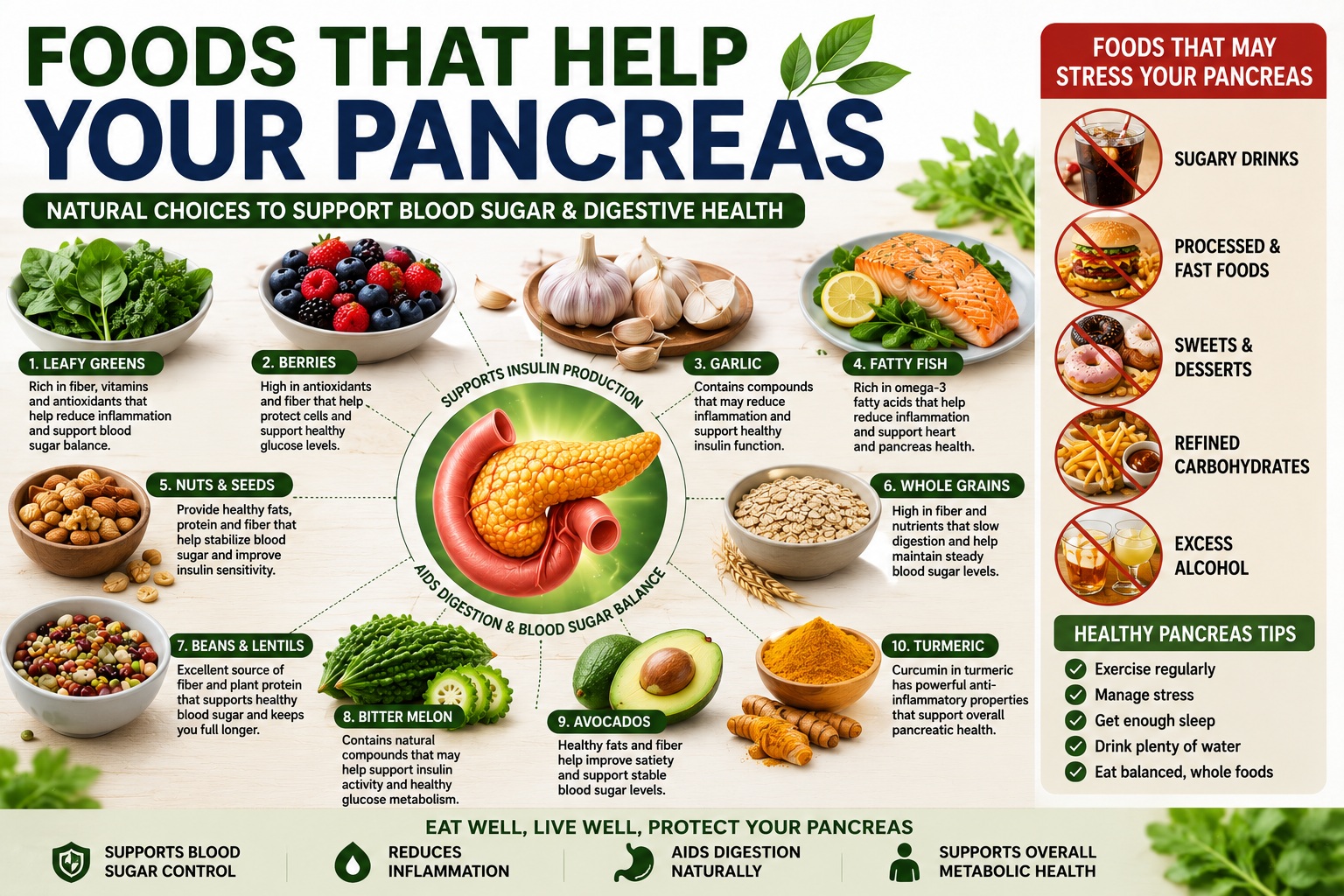 Foods That Help Your Pancreas: Natural Choices That May Support Blood Sugar and Digestive Health