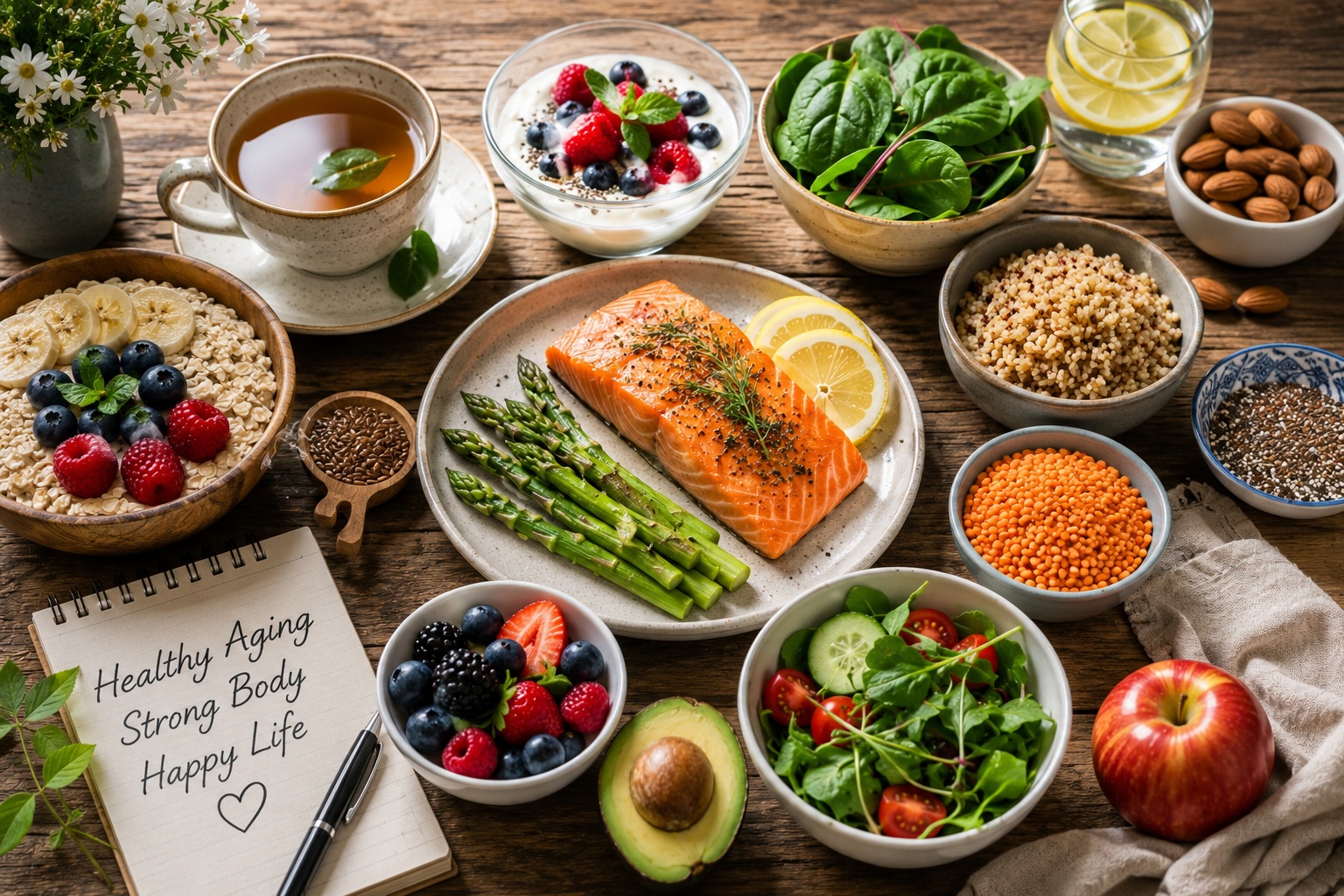 Free Diet Plan for Women Over 60: Healthy Aging, Strong Bones & Better Energy