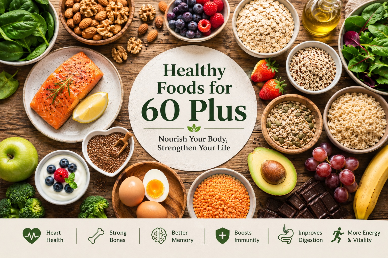 10 Best Foods for People Aged 60 Plus: A Complete Guide to Healthy Aging and Better Energy