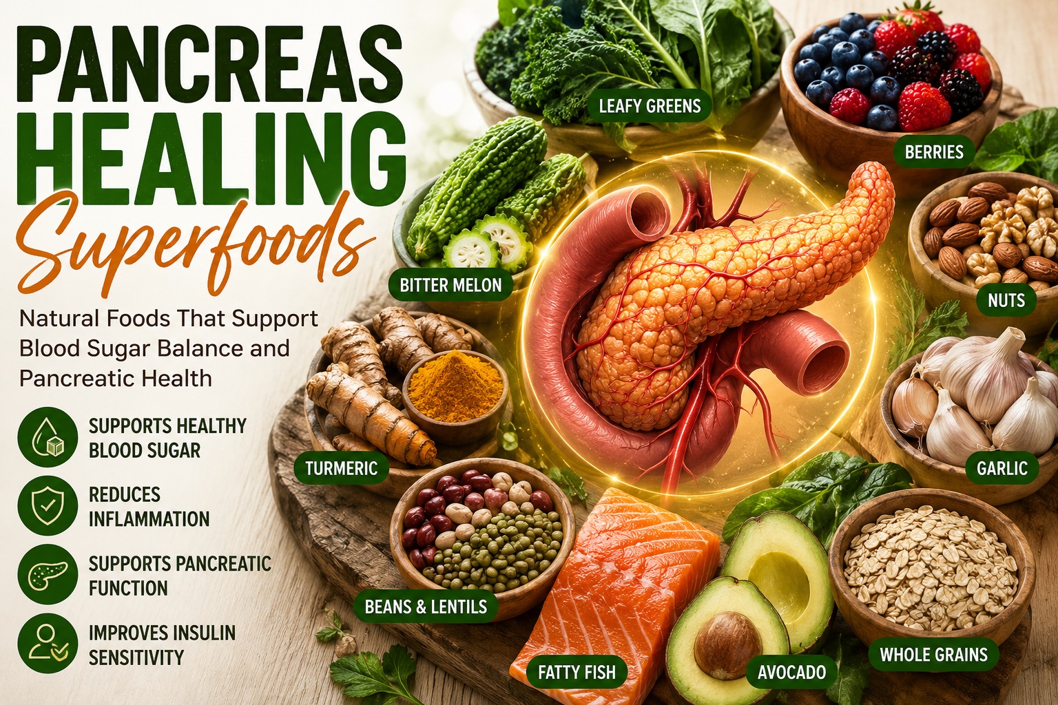 Pancreas Healing Superfoods: Foods That May Support Blood Sugar and Pancreatic Health